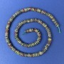 Natural Stone Beads Dragon Blood Jasper Rondelle 6x2mm+/-, on a thread, length 39cm+