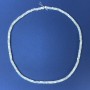 Natural Mother-of-Pearl Rondelle Beads 4x2mm+/- on Thread, Length 39cm+