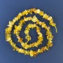 Amber Chip Beads 8x5mm+- on a String, length 38cm+
