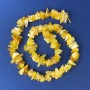 Amber Chip Beads 11x5mm+/-, on thread, length 38cm+
