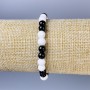 Agate Smooth Round Bead Bracelet, diameter 6mm+/-, length 18cm+/- stretch