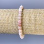 Opal Bracelet, Faceted Cube, Diameter 5mm+/-, Length 18cm+/- Stretch