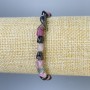 Tourmaline Bracelet, Tumbled, Diameter 6-8x6mm+-, Length 18cm+- Stretch