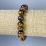 Tiger's Eye Bracelet, Tumbled, Diameter 11x9mm+-, Length 18cm+- Stretch