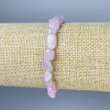 Kunzite Tumbled Bracelet, diameter 6-12x6-7mm+-, length 18cm+- stretch