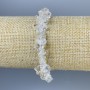 Rock Crystal Chip Bracelet, diameter 8-11x5mm+-, length 18cm+- stretch