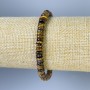 Tiger's Eye Rondelle Bracelet, diameter 6x2mm+-, length 18mm+- stretch