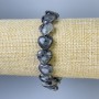 Labradorite Heart Bracelet, 12x12+-, 18cm+- Stretch