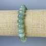 Jade Bracelet, tumbled, diameter 11x8mm+/-, length 18cm+/- stretch