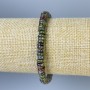 Dragon Blood Jasper Rondelle Bracelet, diameter 6x2mm+-, length 18cm+- stretch