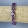 Amethyst Faceted Bracelet 12-15x9-13mm+-, length 18cm+- stretch