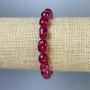 Toned Quartz Tourmaline (Artificial) Tumbled Bracelet, diameter 10x8mm+/-, length 18cm+/- stretch