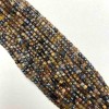 Pietersite Natural Stone Faceted Cube Beads, diameter 3mm+/-, length 39cm