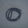 Aventurine Blue Sand Natural Stone Faceted Rondelle Strand, diameter 4x2.5mm, length 39cm+