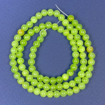 Onyx Beads Smooth Round 4–5 mm, 40 cm on Thread