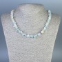 Morganite Chip Necklace, diameter 4-12x2-4mm+-, length 45cm+- with clasp