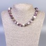 Tourmaline Necklace, Smooth Round Beads, Diameter 10mm+-, Length 45cm+- with Clasp