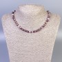 Tourmaline Necklace, smooth round beads, diameter 6mm+/-, length 50cm+/- with clasp
