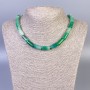 Agate Necklace, Smooth Cylinder, Diameter 15x8mm+-, Length 45cm+- with Clasp