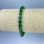 Chrysoprase Barrel Bracelet, diameter 8x6mm+-, length 18cm+- stretch