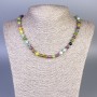Tourmaline Necklace smooth ball, diameter 6mm+/-, length 45cm+/- with clasp