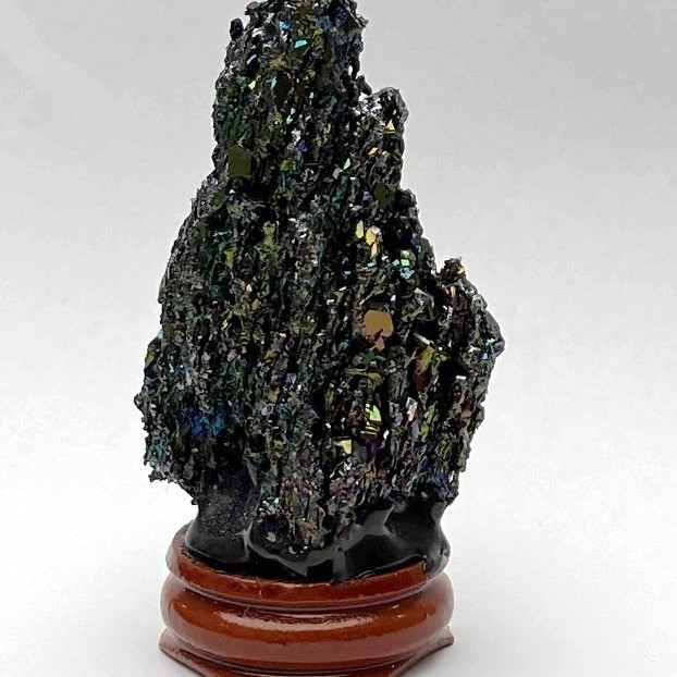 Souvenir Interior Stone, Raw Chalcopyrite on Stand 46x24mm+