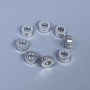 Insert Bead Finding, Silver Metal Colour, 6x2.5mm+/- Diameter, 2.8mm+/- Hole, Pack of 40pcs