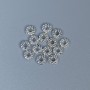 Beading Findings Spacer Bead, Silver Metal Colour, Diameter 4x1mm+- Hole Diameter 1mm+- Pack of 22pcs