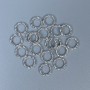 Beading Findings Spacer Bead, Silver Metal Colour, Diameter 9x1.5mm+- Hole Diameter 6mm+- Pack of 66pcs