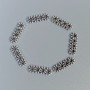 Row Spacer Bead Finding, Silver Metal Colour, Diameter 16×5×2mm+/- Hole Diameter 1.8mm+/-, 20g Pack (~36pcs)