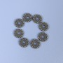 Bead Spacer Finding, Bronze Metal Colour, Diameter 7.5x2mm+-, Hole 2.5mm+-, Pack 20g (~50pcs)