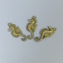 Seahorse Pendant Finding, Bronze Metal Colour, Size 29x12x2mm +/-, Hole Diameter 2mm +/-, Pack of 11pcs