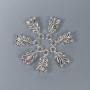 Bail Findings, Silver Metal Colour, Size 14x7x5mm+- Holes, Diameter 2.5mm+- and 1.8mm+-, Pack of 22pcs