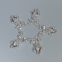 Pendant Findings Frog, Silver Metal Colour, Size 20x13x3mm+- Hole Diameter 1.5mm+- Pack of 20g (~18pcs)