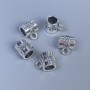 Bail Finding, Silver Colour, Size 9x8x7mm+/- Holes, Diameter 5mm+/-, Diameter 2mm+/- Pack 14 pcs