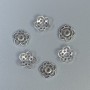 Bead Cap Finding, Silver Colour, Diameter 10x0.5mm+/- Hole, Diameter 2mm+/- Pack 20g (~85 pcs)