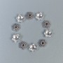 Bead Cap Finding, Diameter 6x1mm+-, Colour - Silver, 20g+- 150pcs+