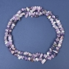 Lepidolite Chip Beads on Fishing Line, Diameter 10x4mm+/-, Length 80cm+