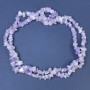 Amethyst Chip Beads on Fishing Line, Diameter 8x2-4mm+/-, Length 80cm+