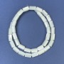 Mother-of-Pearl Chip Beads on Thread, Diameter 10x6mm+-, Length 39cm+
