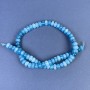 Apatite Rondelle Beads 8x5mm+/- on Thread, Length 38cm+