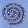 Iolite Faceted Rhombus Beads 6x5mm+/- on a Thread, Length 38cm+