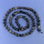 Beads on a Strand — Sun Obsidian Rhombus 6x5mm+ – on a strand, length 39cm+