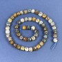Pietersite Faceted Cube Beads 7mm+ – on a strand, length 39cm+