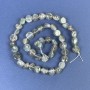 Labradorite Tumbled Beads 9x9mm +/- on String, Length 39cm+