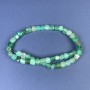Agate Cube Beads 7x7mm+/- on Fishing Line, Length 37cm+