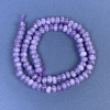 Lepidolite Rondelle Beads 6x4mm+/- on a Strand, Length 38cm+