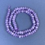 Lepidolite Rondelle Beads 6x4mm+/- on a Strand, Length 38cm+