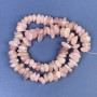Strawberry Quartz Tumbled Nugget Beads 10-4x5mm+/- on a Strand, Length 39cm+