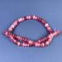 Tourmaline Rondelle Beads 8x5mm+/- on a String, Length 38cm+